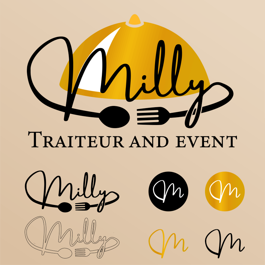 Logo Milly traiteur and event